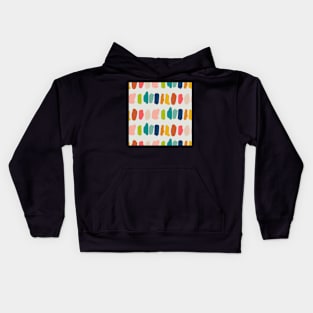 Rainbow Color Swatches Kids Hoodie